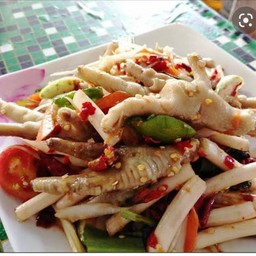 ตำไหลบัวตีนไก่(ปลาร้า)