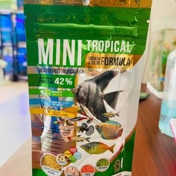 อาหารปลาMlni Tropical เร่งโตเร่งสี(ผง) 60g