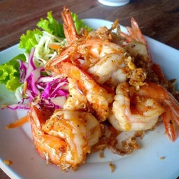 กุ้งทอดกระเทียม