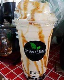 นมสดคาราเมลปั่น