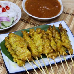 หมูสะเต๊ะจัมโบ้ 2 ชุด 20 ไม้