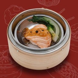 แซลมอนซอสพริกไทยดำ