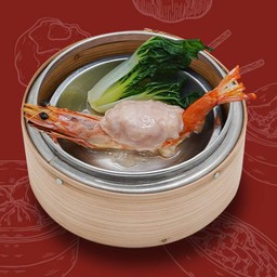 กุ้งนึ่งซอสเสฉวน