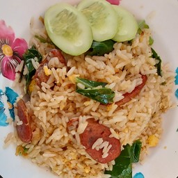 ข้าวผัดกุนเชียงหมู