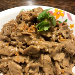 หมูกระเทียม(กับข้าว)