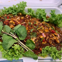 ปลานิดทอดลุยสวน