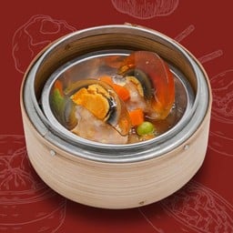 ไข่เยี่ยวม้าหมูสับน้ำแดง