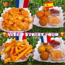 Weed street food