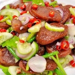 ยำกุนเชียง กับข้าว