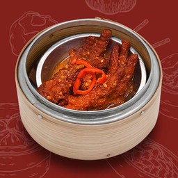 ขาไก่นึ่งซอสพริกเซี่ยงไฮ้