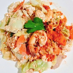 สุกี้แห้ง