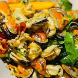 ♡♡《โปรโมชั่นสุดคุ้ม》ข้าวกระเพราหอยแมงภู่♡♡