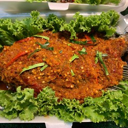 ปลานิลทอดราดพริก