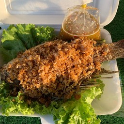 ปลานิลทอดกระเทียม