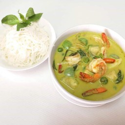 แกงเขียวหวานกุ้ง