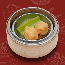 ลูกชิ้นกุ้งผักโกภณ