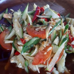 ร้านส้มตำอิสลามนิกุ้งบ้านในถุ้ง บ้านในถุ้ง