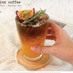 Passion fruit coffee