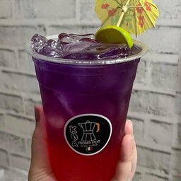 อัญชันสตรอเบอร์รี่มะนาวโซดา