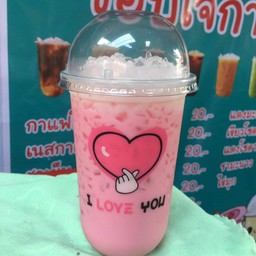 นมชมพูเย็น