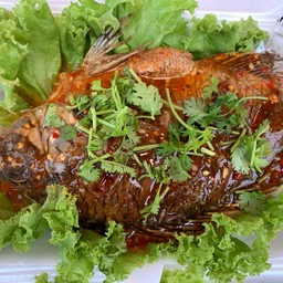 ปลานิลทอดสามรส