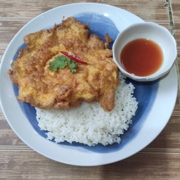 ข้าวไข่เจียวฟูหมูสับ