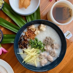 โจ๊กหมูธรรมดา(หมูอย่างเดียว)