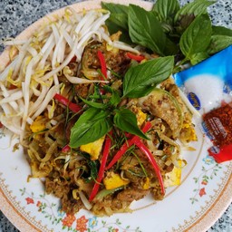 ชุดเซ็ทผัดไทเขียวหวานกุ้งสด 2 ห่อ