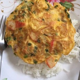 ข้าวไข่เจียวไส้ทะลัก