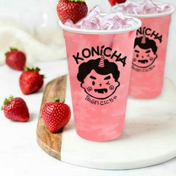 นมสดสตรอเบอรี่