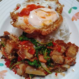 ้เผ็ดกะเพรา กะเพราเผ็ด @อุดมสุข56 @อุดมสุข56