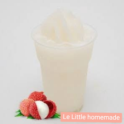 ลิ้นจี่นมสดปั่น