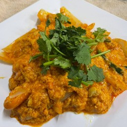 เนื้อปูผัดผงกระหรี่