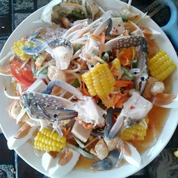 ข้าวโพด กุ้งสด