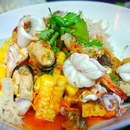 ยำข้าวโพดทะเล