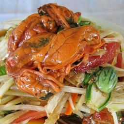 ตำไทย + หอยดอง