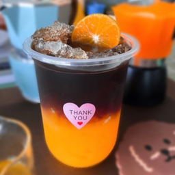 อเมริกาโน่น้ำส้มเย็น