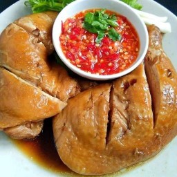 ไก่ต้มน้ำปลา  อยุธยา สูตรโบราณ