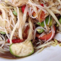 ตำซั่วปู + ปลาร้า