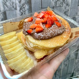 แพนเค้กนูเทลล่า&สตอ&กล้วย