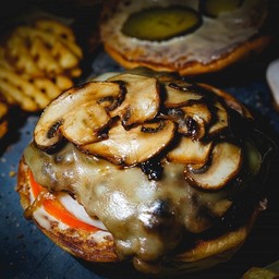 เห็ดทรัฟเฟิล สวิสเบอร์เกอร์