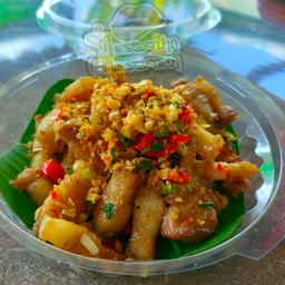 หมูสามชั้นคั่วพริกเกลือ