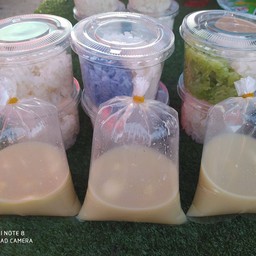 ข้าวเหนียวน้ำกะทิทุเรียน