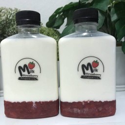 น้องนาวชานมStrawberry milk Strawberrymilk by น้องนาว