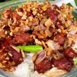 หมูทอดแสงเพชร💎 @ตลาดพูนลาภปทุม