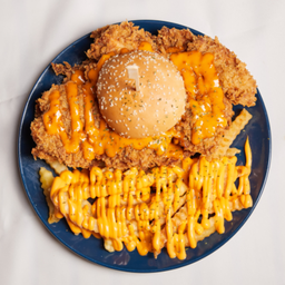 ซุปเปอร์เบอร์เกอร์ไก่ทอด