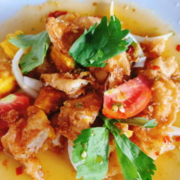 มังสวิรัติ_ยำไข่ดาว