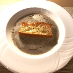 Truffle mushroom soup