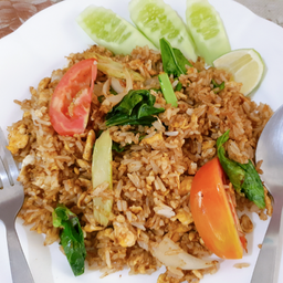 มังสวิรัติ_ข้าวผัดไข่ ซีอิ๊วดำโบราณ