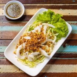 ปลาหมึกลวกจิ้ม